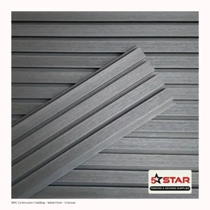 Charcoal | Matte Finish | 220x28x2.9m | Co-Extrusion Cladding (WPC)