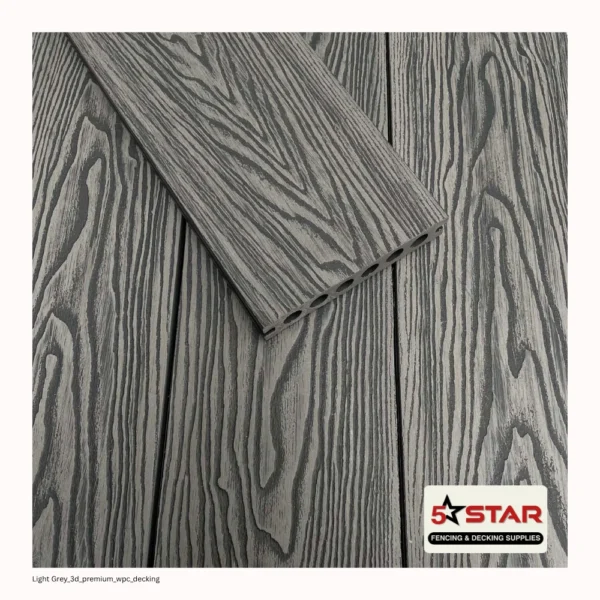 Light Grey | 3-D Premium WPC Decking