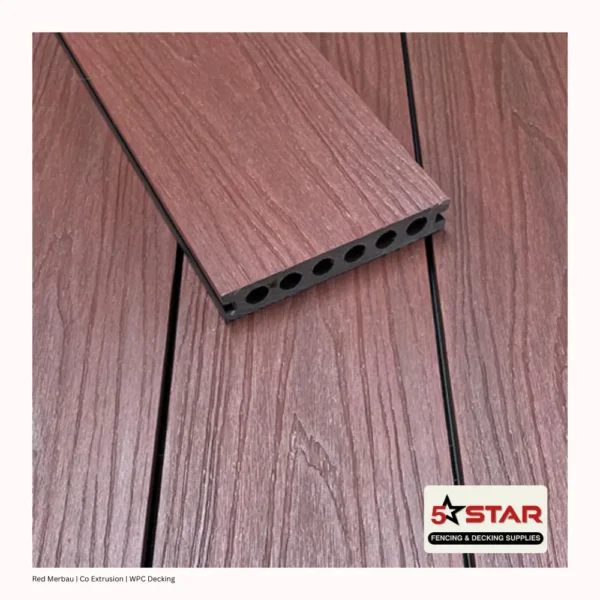 red merbau | co extrusion | wpc decking