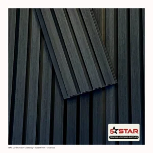 Charcoal | Matte Finish | 220 mmx28 mm | Co-Extrusion Cladding (WPC)