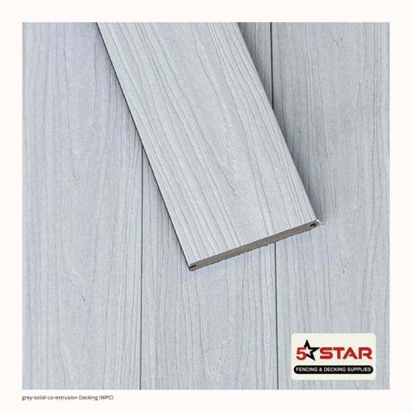 Grey | Solid Co Extrusion | WPC Composite Decking