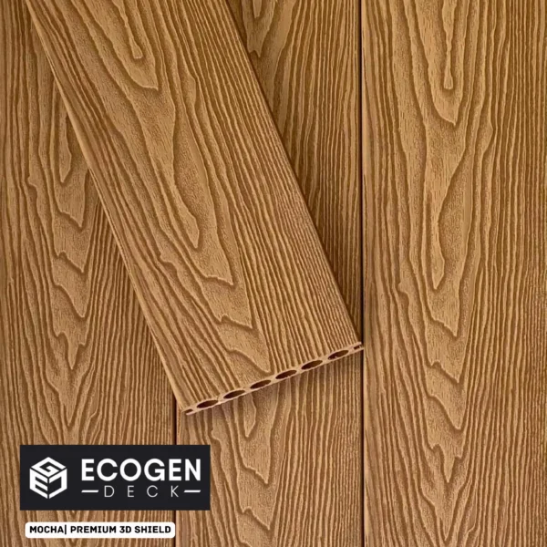 Mocha | 3-D Premium WPC Decking (Arshwood)
