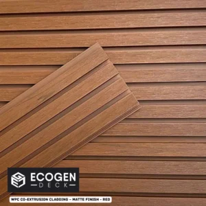 Red WPC Cladding Panels | External Wall | 220x28mm | Melbourne