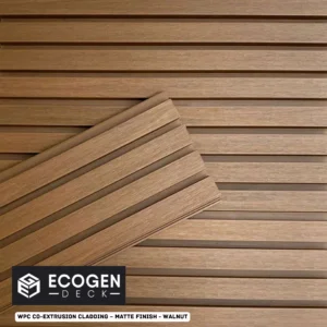 Walnut WPC Cladding Panels | External Wall | 220x28mm | Melbourne