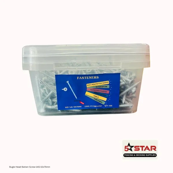 Bugle Head Batten Screws 14G – Box of 500 pcs - Image 2