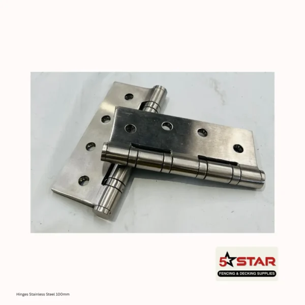 Hinges Stainless Steel 100mm