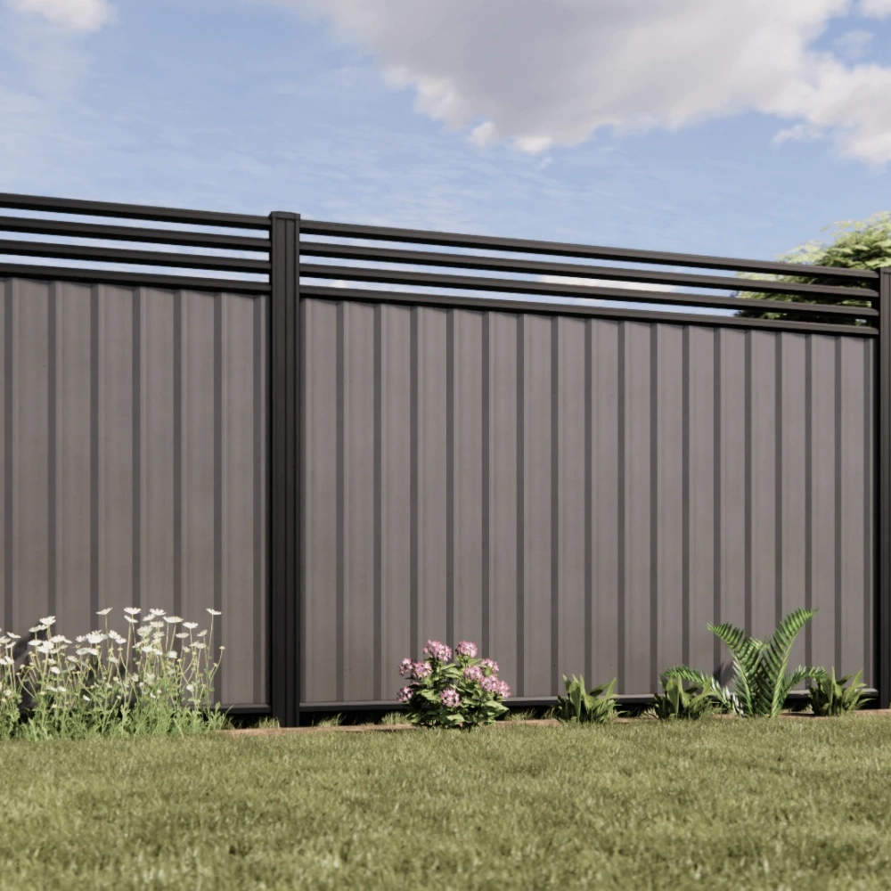 Coloured Steel Fencing