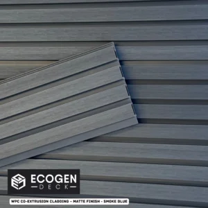 Smoke Blue WPC Cladding Panels | External Wall | 220x28mm | Melbourne