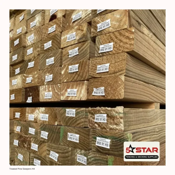 200x50mm – Treated Pine Sleepers H4 - lengths 2.4m, 3.0m, 5.4m, 6.0m - Image 3