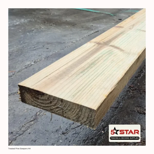 200x50mm – Treated Pine Sleepers H4 - lengths 2.4m, 3.0m, 5.4m, 6.0m - Image 2
