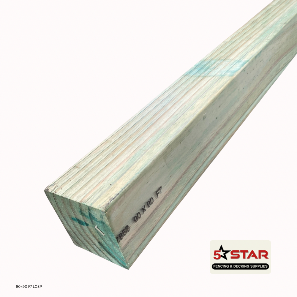 90x90mm F7 LOSP Treated Pine Post | Pergola Posts & Structural Columns Melbourne
