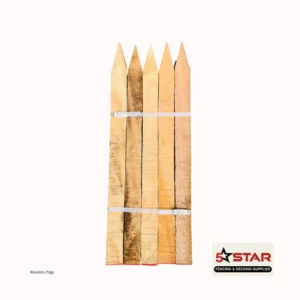 Timber Wooden Pegs 50x25mm