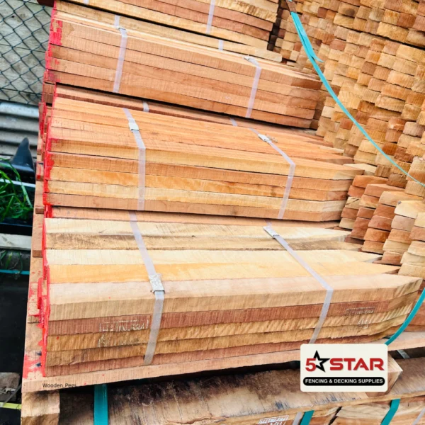 Timber Wooden Pegs 50x25mm - Image 3