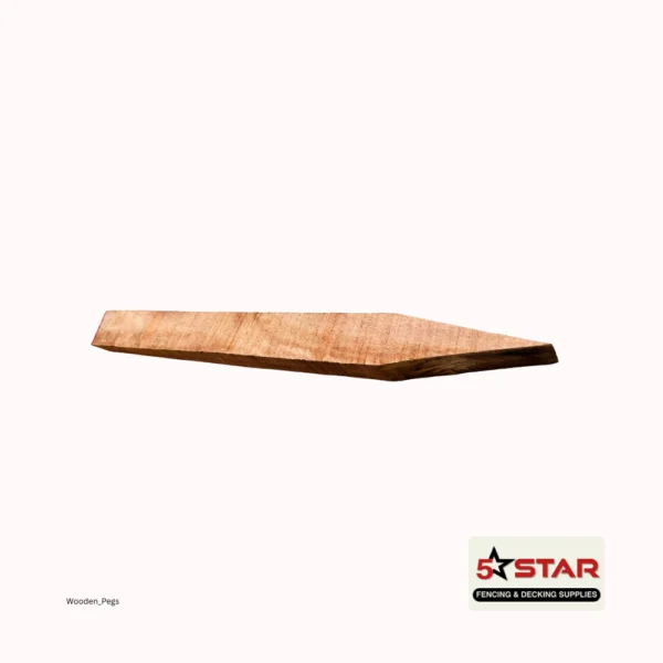 Timber Wooden Pegs 50x25mm - Image 2