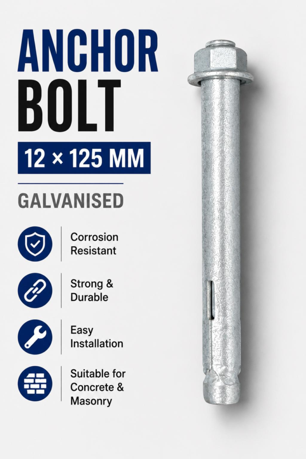 12×120 Galvanised Dynabolt
