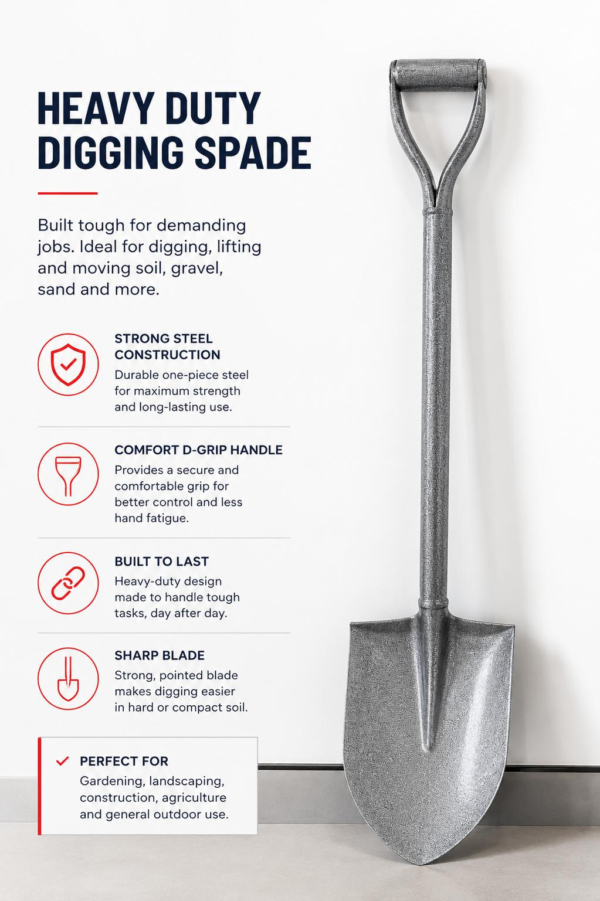 Galvanised Shovel