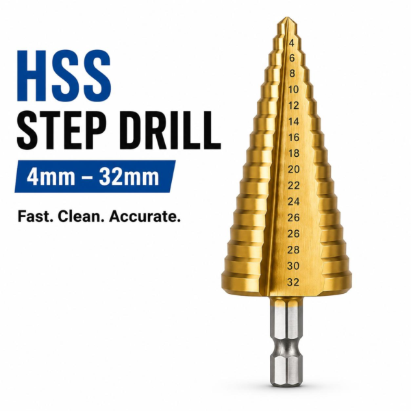 HSS Step Drill 4-32mm