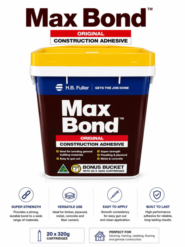 Max Bond Original Bucket (20x320g)