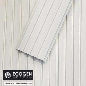 Pure White WPC Cladding Panels | External Wall | 220x28mm | Melbourne
