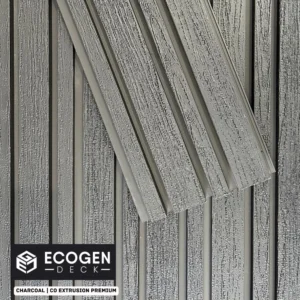 Charcoal Premium WPC cladding panel with grooved profile | 220x28mm | Melbourne