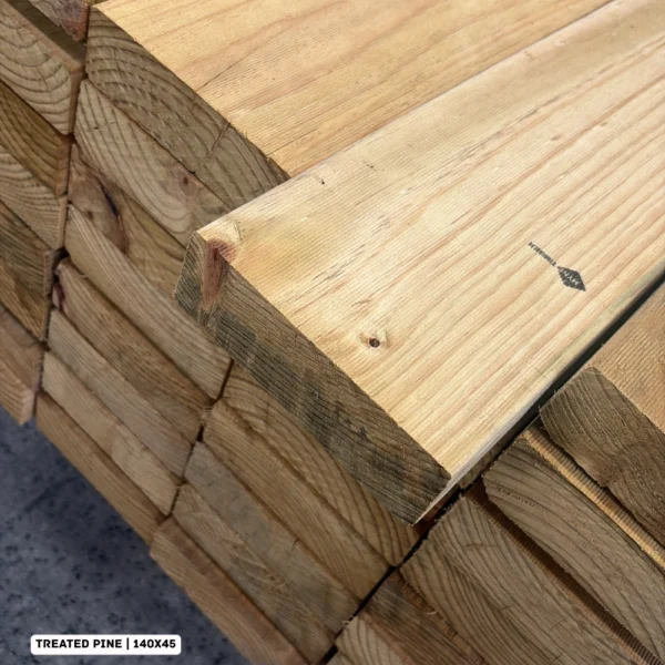140x45mm H3 Treated Pine MGP10 | Bearers, Pergola Rafters & Deck Framing Melbourne