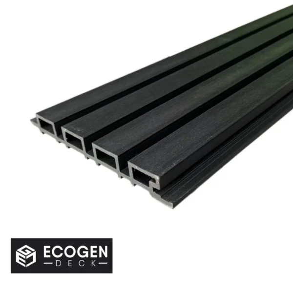 Jet Black WPC Cladding Panels | External Wall | Melbourne