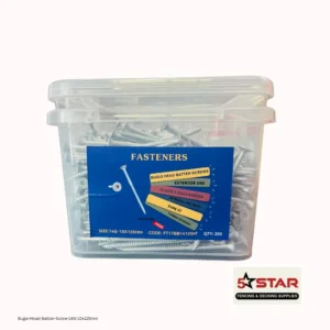 Bugle head batten screws 14G-10 x 125mm galvanised, box of 250 pcs – 5Star Fencing & Decking Supplies Melbourne