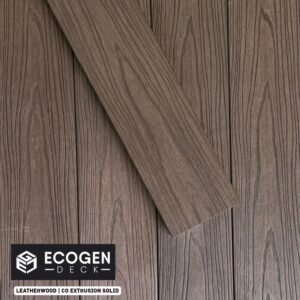 Leatherwood solid co-extrusion WPC composite decking board 138x22mm, 5Star Fencing & Decking Supplies Melbourne