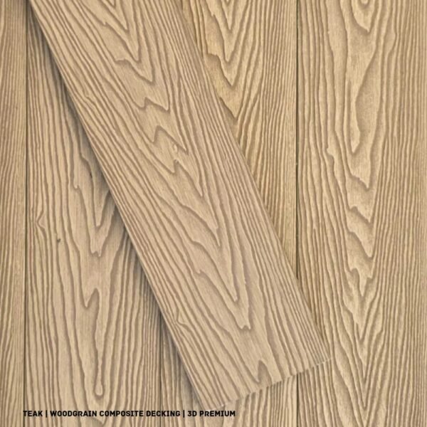 Teak | 3D Premium WPC Decking